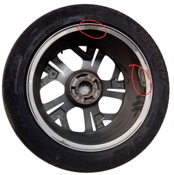 JOGO DE RODA PEUGEOT 208 THP - RECUPERADA