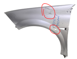 Paralama Esquerda Megane 2007 2008 a 2013 Detalhe