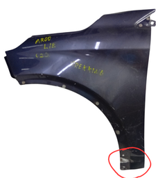 Paralama Esquerdo Argo Cronos 2018 2019 2020/.. S/ Furo Mold