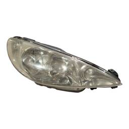 Farol Direito Peugeot 206 2003 A 2010 Foco Duplo C/Detalhe