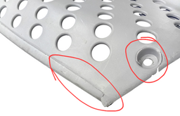 MOLDURA TETO PORTA OBJETO FIAT DOBLO 2011 A 2021 - DETALHE