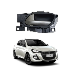 Maçaneta Interna Peugeot 208 2021 2024 Dianteira Esquerda