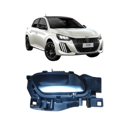 Maçaneta Interna Peugeot 208 2020 a2026 Dianteira Direita