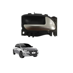Maçaneta Interna Peugeot 208 2021 2024 Dianteira Direita