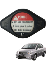 TAMPA DO RADIADOR HONDA CITY FIT CIVIC 2001 2002 2003 2006