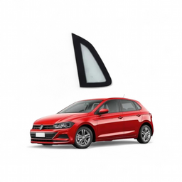 Vidro Lateral Traseira Esquerda Vw Polo Hatch 2020 2021 2022