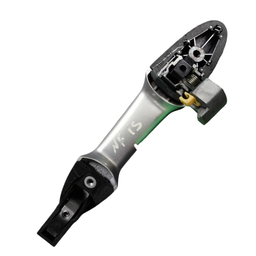 MACANETA EXTERNA TRASEIRA ESQUERDA FIT 2015 A 2021 PRATA