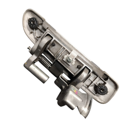 MACANETA EXTERNA TRASEIRA ESQUERDA FIT 2003 A 2008 PRATA