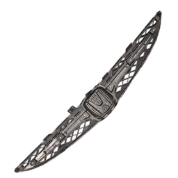 GRADE RADIADOR COM FRISO CINZA FIT 2007 2008