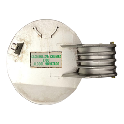 PORTINHOLA TANQUE COMBUSTIVEL FIT 2009 2010 A 2014 PRATA