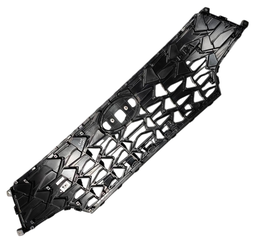 GRADE RADIADOR COM EMBLEMA NEW CRETA 2022 A 2025 BLACK PIANO