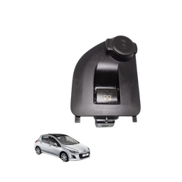 Moldura Botão Teto Solar Tomada 12v Peugeot 308 2012 2019