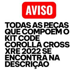 KIT MODULO INJEÇÃO CODE COROLLA CROSS XRE 2022 2.0