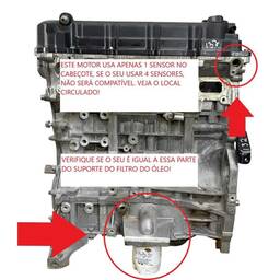 MOTOR PARCIAL LANCER ASX OUTLANDER 2.0 16V GAS 2011 A 2022 