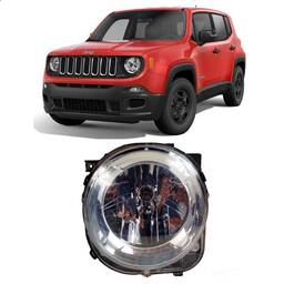 Farol Esquerdo Jeep Renegade 2016 a 2021
