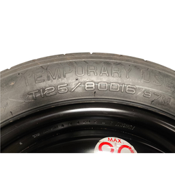 RODA ESTEPE FINO HONDA C/PNEU MAXXIS T125/80D16 5F C/DETALHE