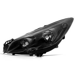 FAROL ESQUERDO PEUGEOT 308 408 2016 2017 A 2019 MASC NEGRA
