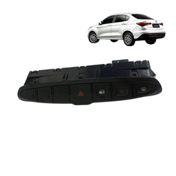 Botão Moldura Alerta Trava Argo Cronos 2017 2018 2019 2020 P