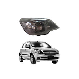 Farol Direito Agile 10/13 Montana 2011 a 2021 Cromomix