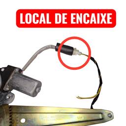 PLUG MAQUINA VIDRO ELETRICO T.E LIFAN X60 2018 AUT