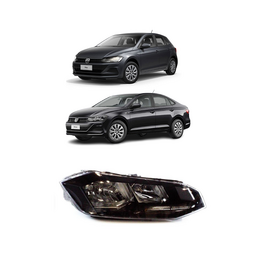 Farol Direito Fox Space 2015 2016 a 2022 Friso Preto