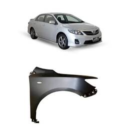 Paralama Direito Corolla 2009 a 2014 C/Furo Orig. Prata