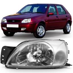 Farol Esquerdo Fiesta 2000 a 2002, Courier 00/13 Psica Crist