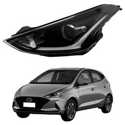 Farol Esquerdo HB20 2020 a 2022 C/ Led