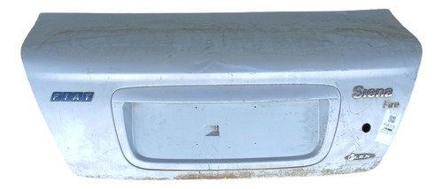 Tampa Traseira Fiat Siena Fire 2001 A 2004 Com Moldura Placa
