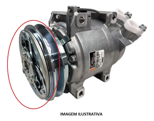 DISCO FRONTAL EMBREAGEM COMPRESSOR L200 3.2 2007 A 2012