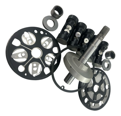 KIT MIOLO PISTÃO COMPRESSOR RENAULT KWID 3 CILINDROS 17 A 25