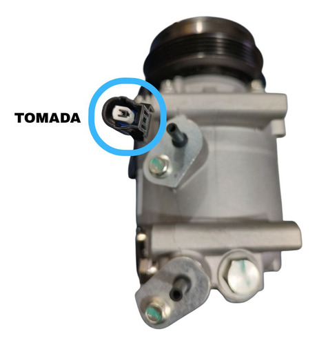 COMPRESSOR AR CONDICIONADO HONDA FIT CITY 08 A 15 DELPHI 5PK
