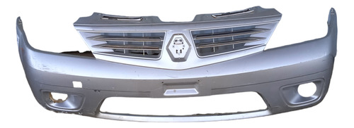 Parachoque Dianteiro Renault Logan 2007/10 Friso Cromado