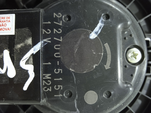 MOTOR AR FORÇADO TOYOTA SW4 2013 USADO 