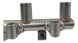 FLAUTA BICO INJETOR FIAT TORO COMPASS 1.3 TURBO 2022 A 2025