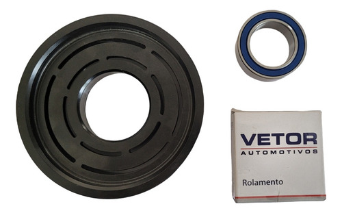 POLIA COMPRESSOR AR COND CALSONIC SANDERO LOGAN DUSTER