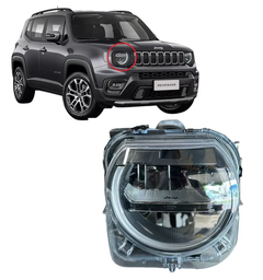 Farol Jeep Renegade LD Full Led novo 2022 A 2025 BR51800748