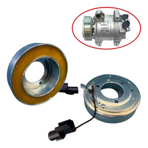 BOBINA COMPRESSOR L200 TRITON 3.5 FLEX 2007 2008 2009 A 2015