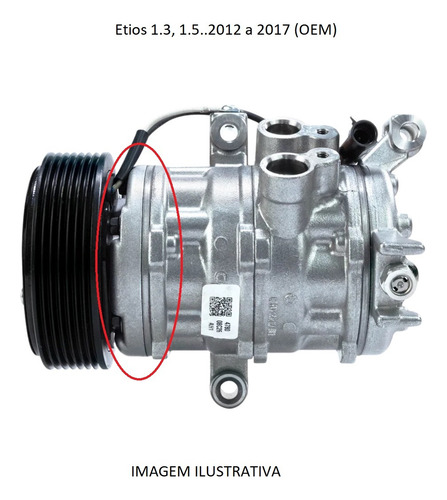 TAMPA DIANTEIRA PESCOÇO COMP 10SE13C 10SRE11C ETIOS/CIVIC/KA