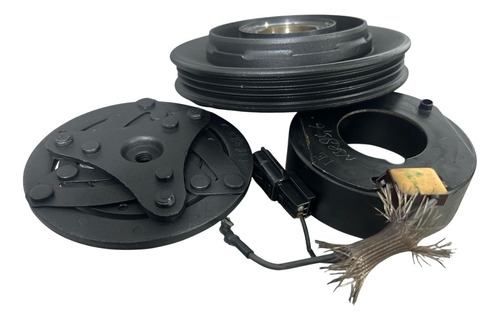 EMBREAGEM COMPRESSOR RENAULT KWID POLIA 3PK FRONTAL BOBINA