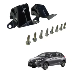 Par Suporte Acabamento Banco Dianteiro Toyota Yaris Xl 2020