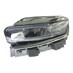 FAROL JEEP COMMANDER FULL LED ESQUERDO CROMADO 52163455 21 A