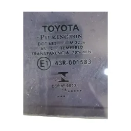 VIDRO PORTA TRASEIRO DIREITO COROLLA 2015 2016 2017 A 2019