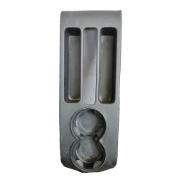 Console Central Porta-Objetos VW 6Q0863319H Polo 2003 2014