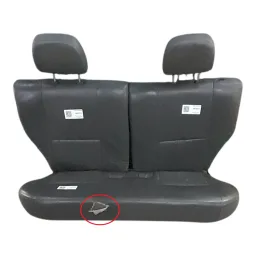 CONJUNTO BANCO TRASEIRO PAJERO TR4 03 A 09 (COURO) (DETALHE)