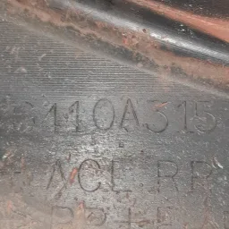 APLIQUE PARA-CHOQUE TRAS PAJERO FULL 08/20 6410A315 REFORMAR