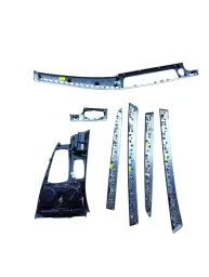 KIT ACABAMENTO INTERNO  AÇO ESCOVADO BMW 528i 535i 2013/2017