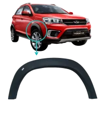 Moldura Paralama Dir Chery Tiggo 2 2018 2019 2020 21 A 2023