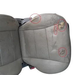 BANCO MOTORISTA PAJERO GLS FULL 2000 A 2007 (COURO)(DETALHE)