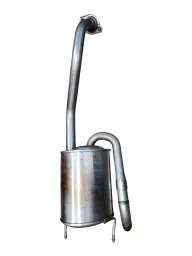 Escapamento Bojo Silencioso Fit 1.4 1.5 2009 2010 a 2014